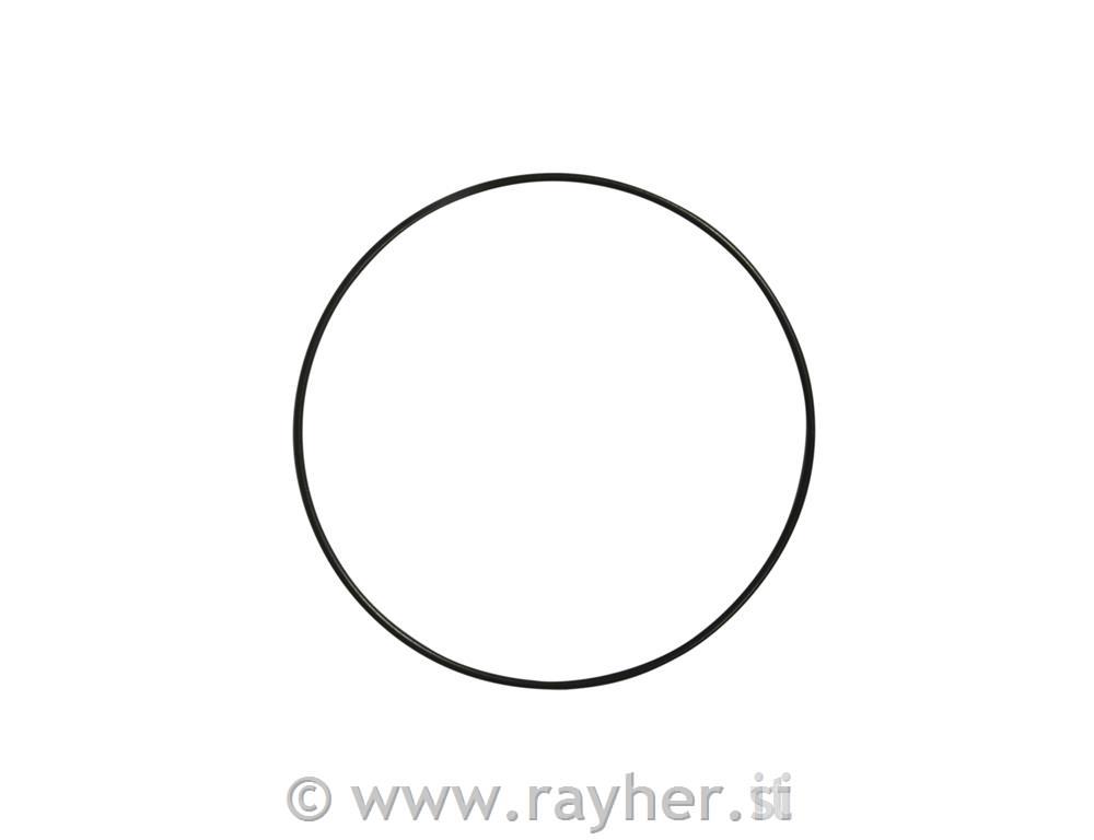 Metal rings, coated, 15cm oblack