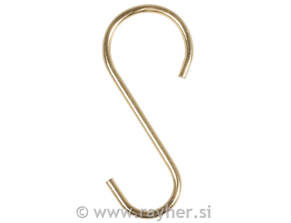 Kovinsko držalo S, zlato, 2,6x1cm, set 4