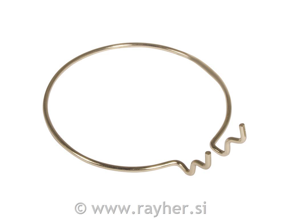 Kovinski nosilec, okrogel, zlat, 12cm