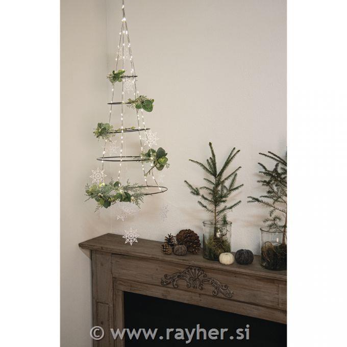 Metal rings black 5 pcs assorted