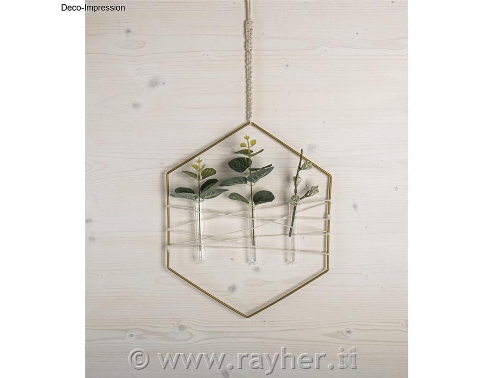 Metal rings coated, gold, set 3