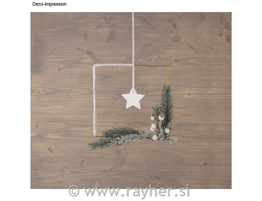 Metal rings coated, gold, set 3