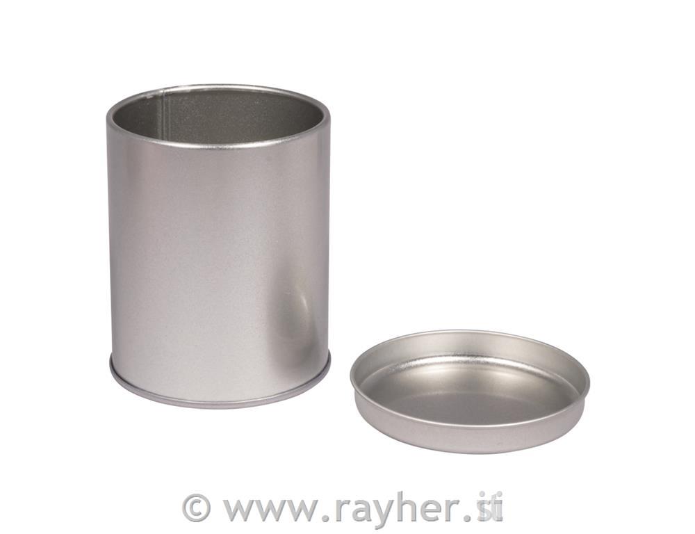 Metal tin dose 8 cm, height 10 cm