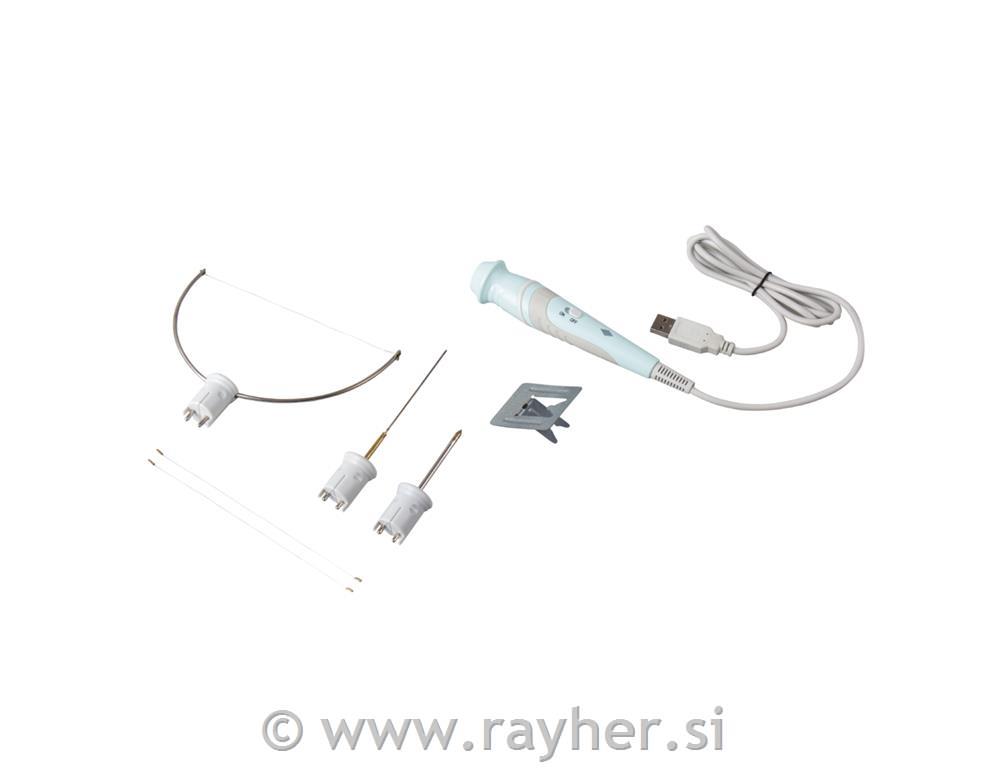 Termorezalnik za stiropor, 3 v 1, 3 različne konice, set