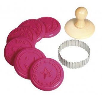 Žigi za piškote, 8 kosov