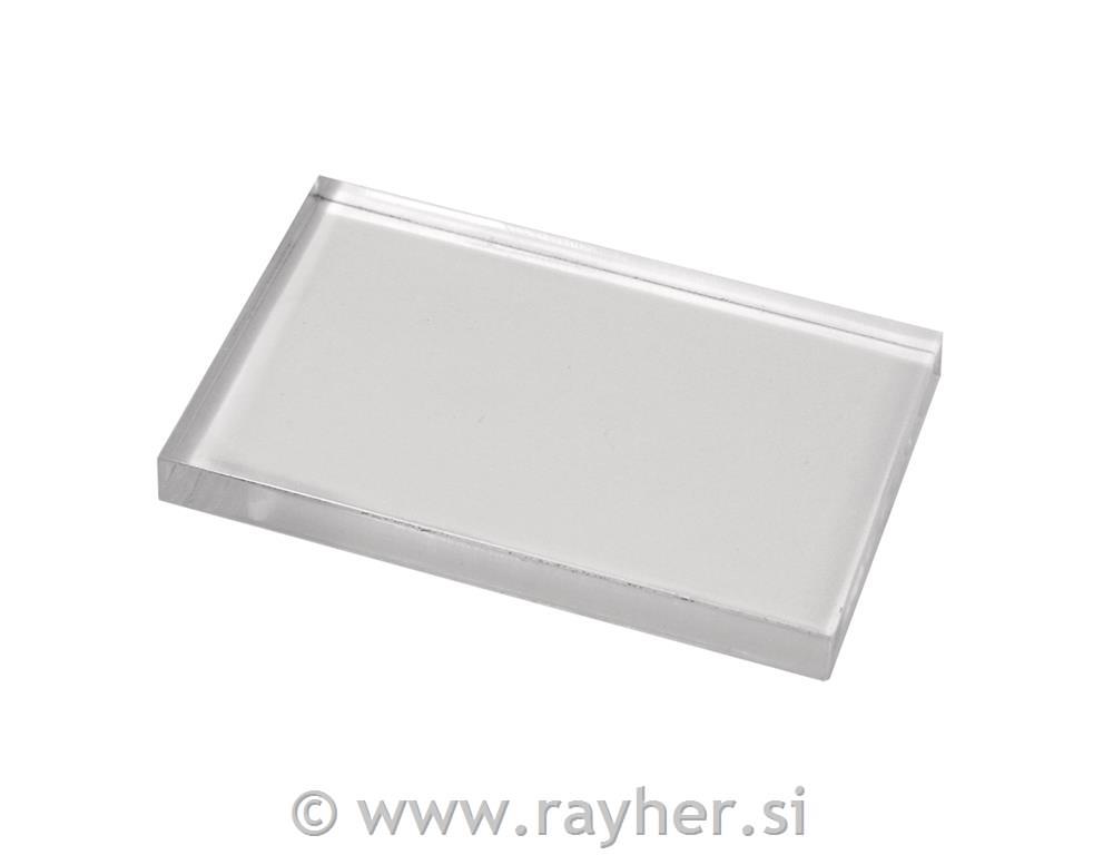 Akrilni blok za štampiljke 125x172x12m