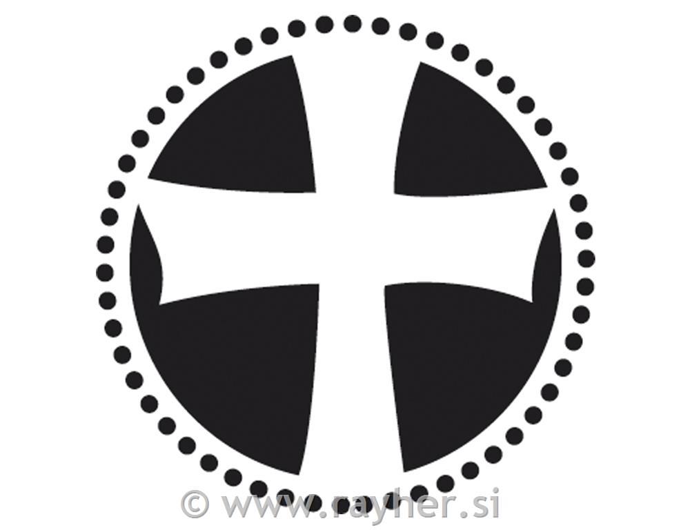 Štampiljka Križ, 3cm