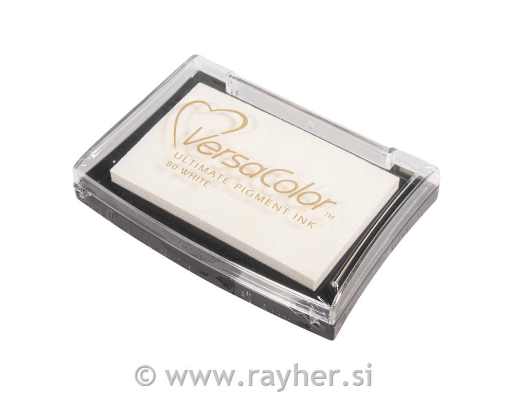 Versa Color blazinica za žige,bela, 9.6x6.3x1.8cm