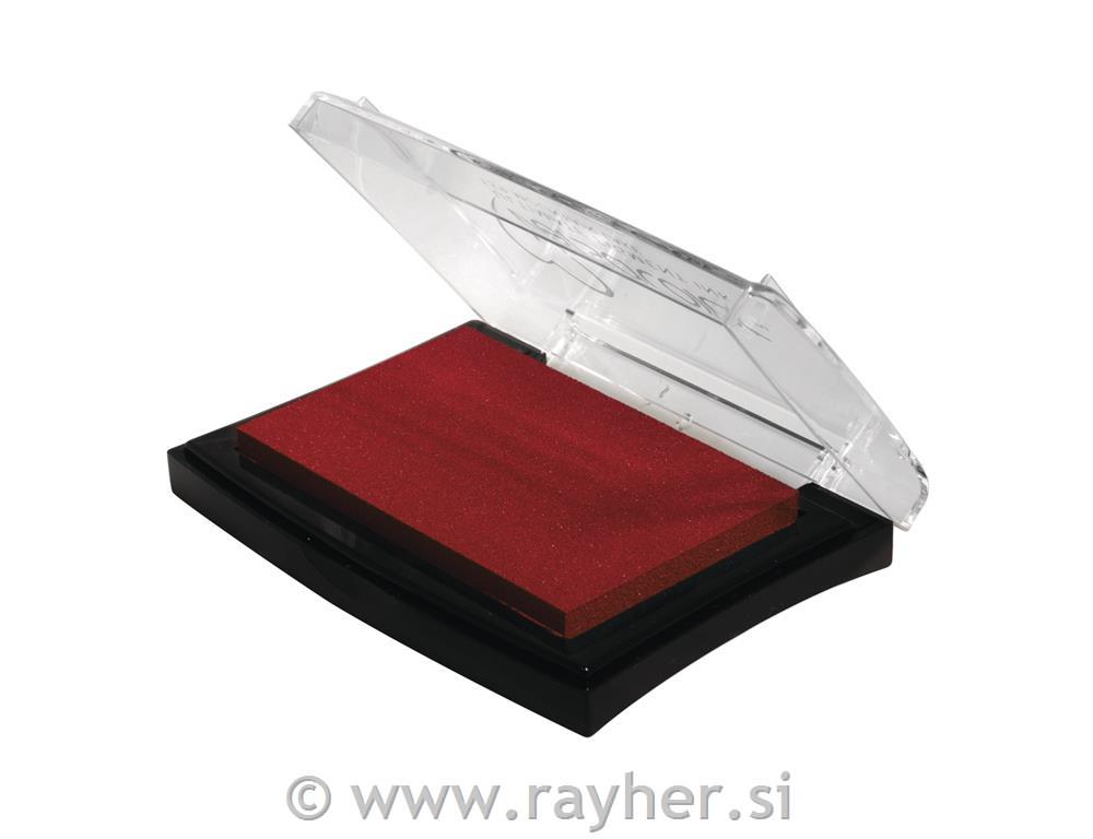 Versa Color blazinica za žige, rdeča, 9.6x6.3x1.8cm