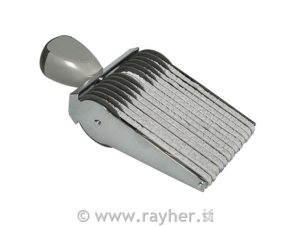 Štampiljka črke 13 redna, višina črk 5 mm