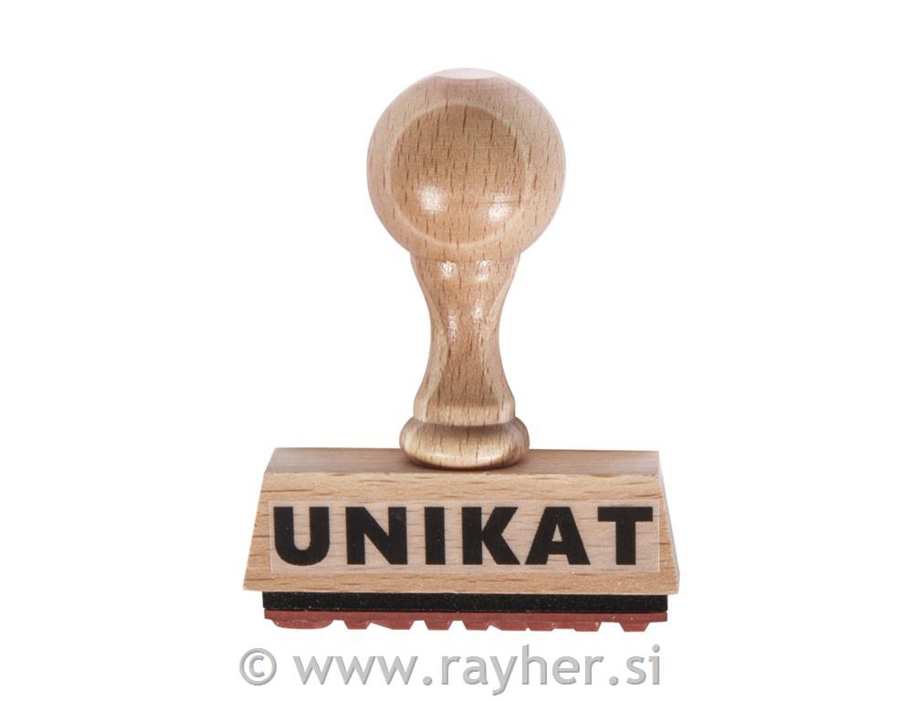 Štampiljka "Unikat", 1x5cm
