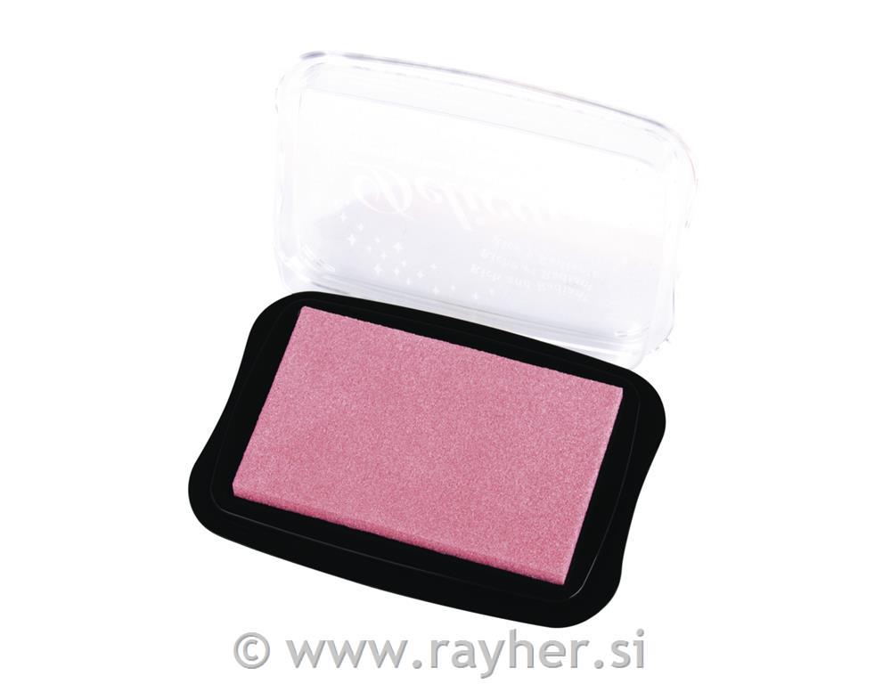 Delicata Metalic pigment blazinica za žige L svetlo pink