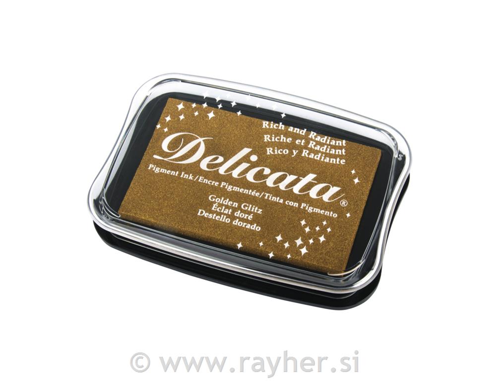 Delicata Metalic pigment blazinica za žige L zlata