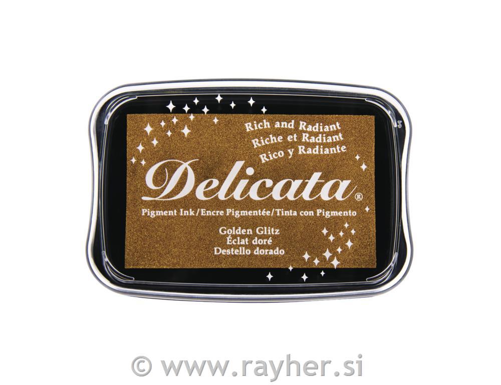 Delicata Metalic pigment blazinica za žige L zlata