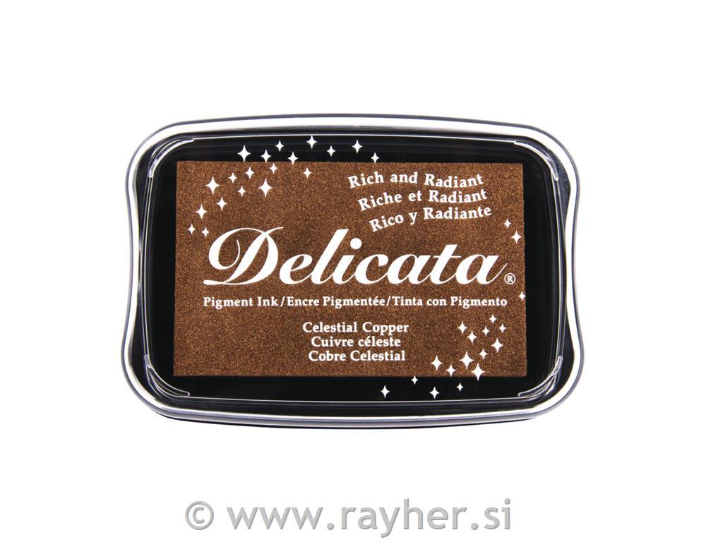 Delicata Metalic pigment blazinica za žige L bakrena