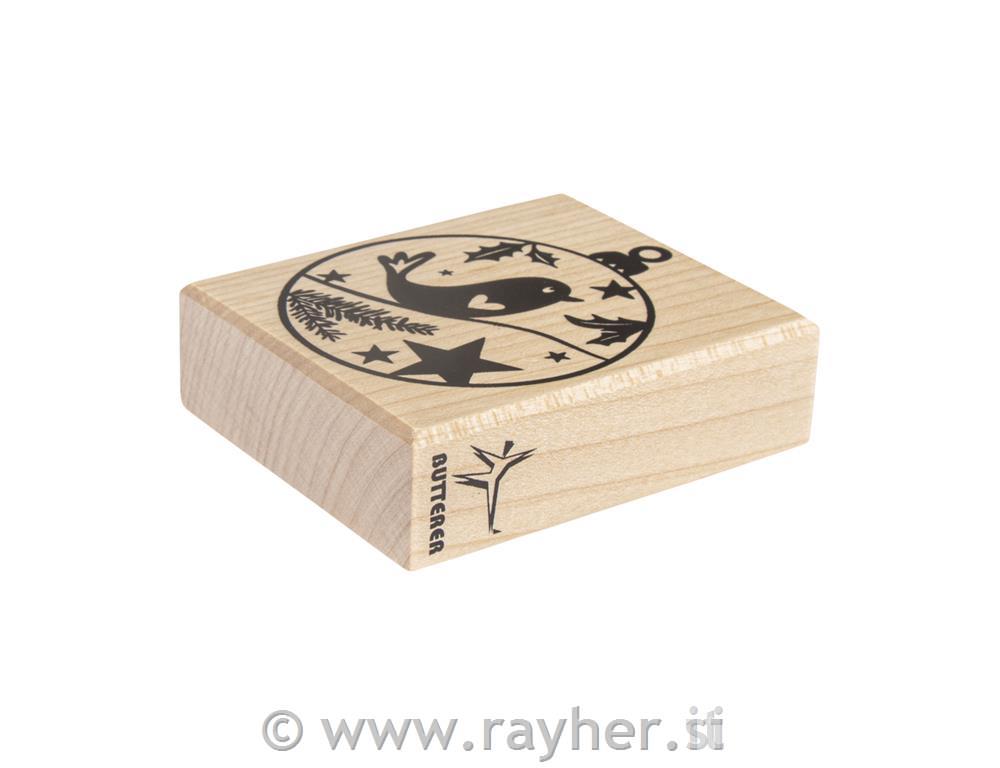 Štampiljka Božični okrasek 6x7 cm