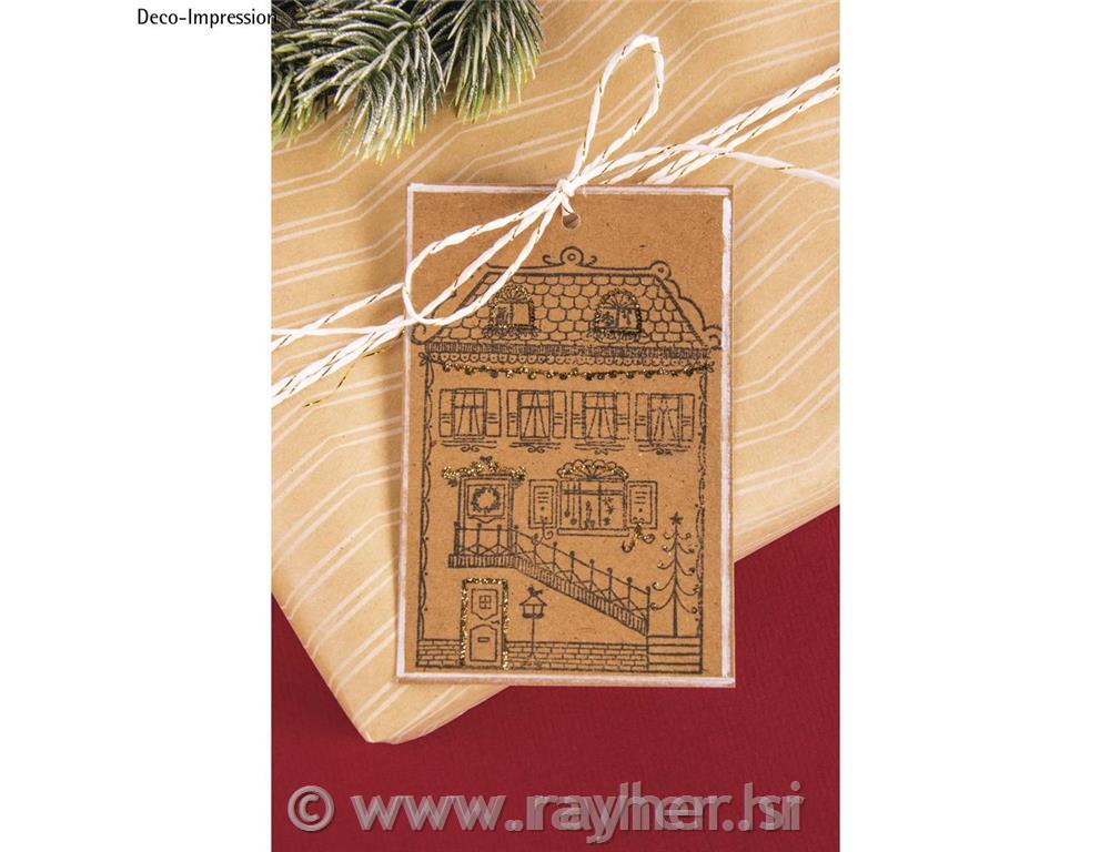 Žig hišica 8x10 cm