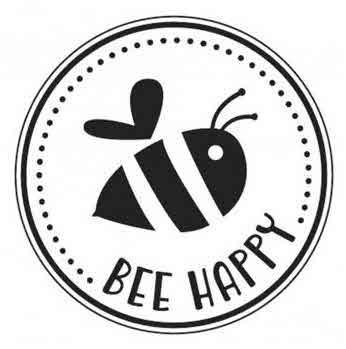 Štampiljka "Bee happy", 3cm