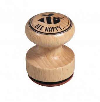 Štampiljka "Bee happy", 3cm