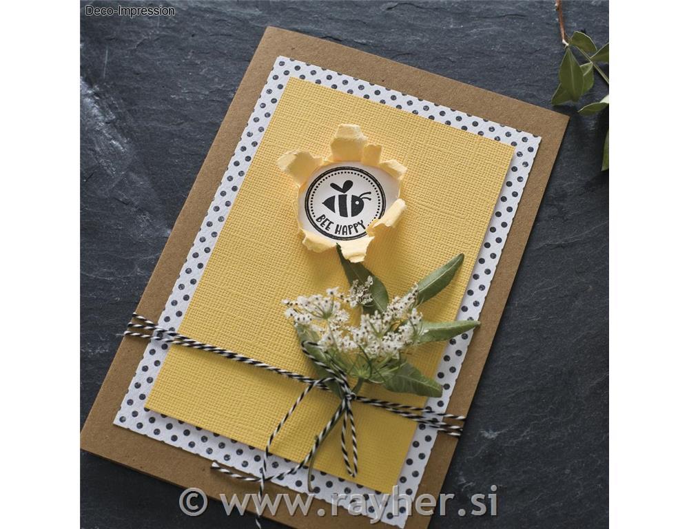 Štampiljka "Bee happy", 3cm