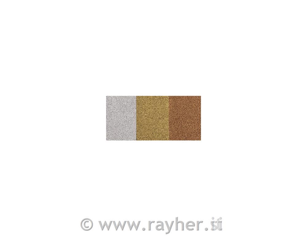 Blazinice za žig "Versacolor", zlate, 3 barve, 4,7x7,5