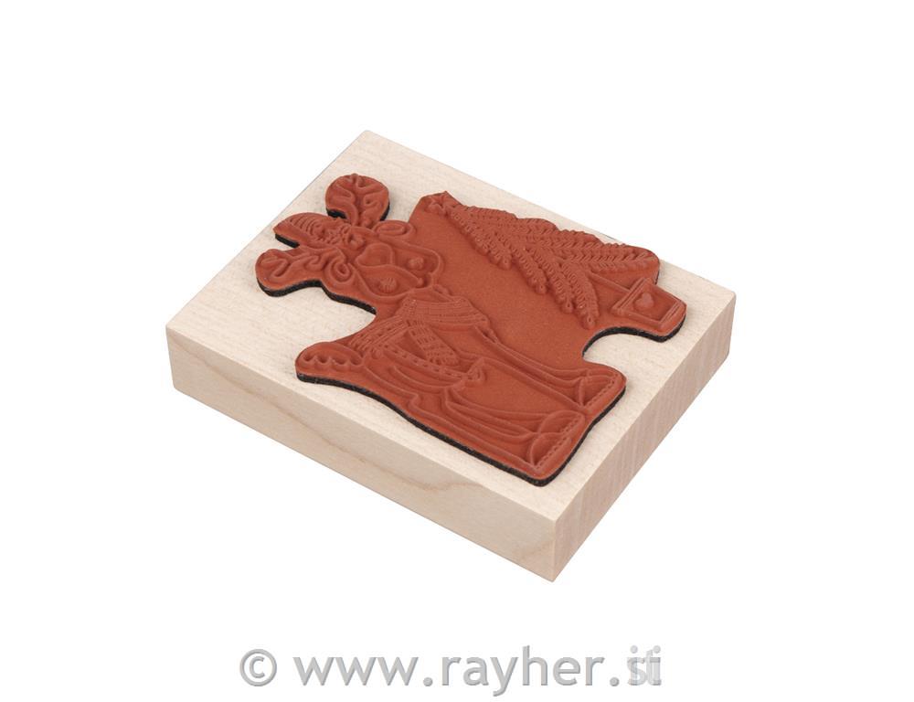 Stamp Happy Gnome7x9cm