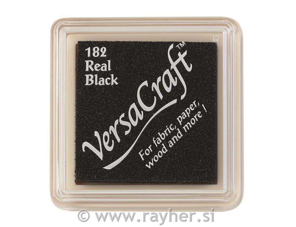 Stamp pad "Versacraft", black, stampingarea 2.5x2.5cm