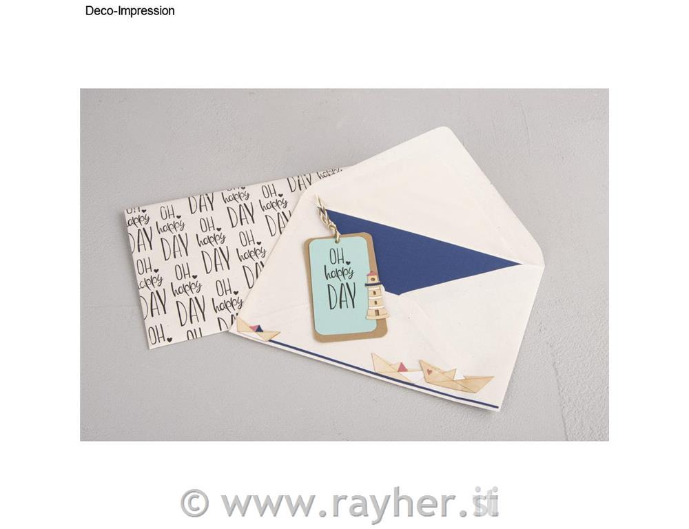 Stamp "Oh happy day" 3x7 cm