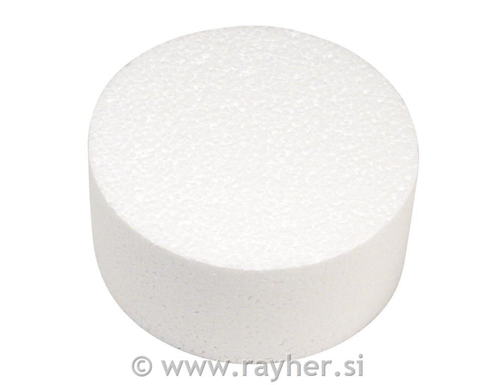 Stiropor disk, fi 15 cm, v:7 cm