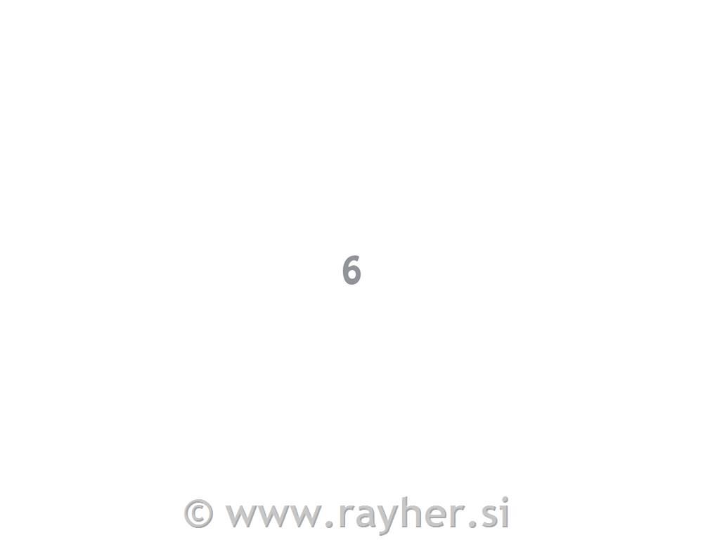 Nalepke: 6, srebrne, 10x23cm