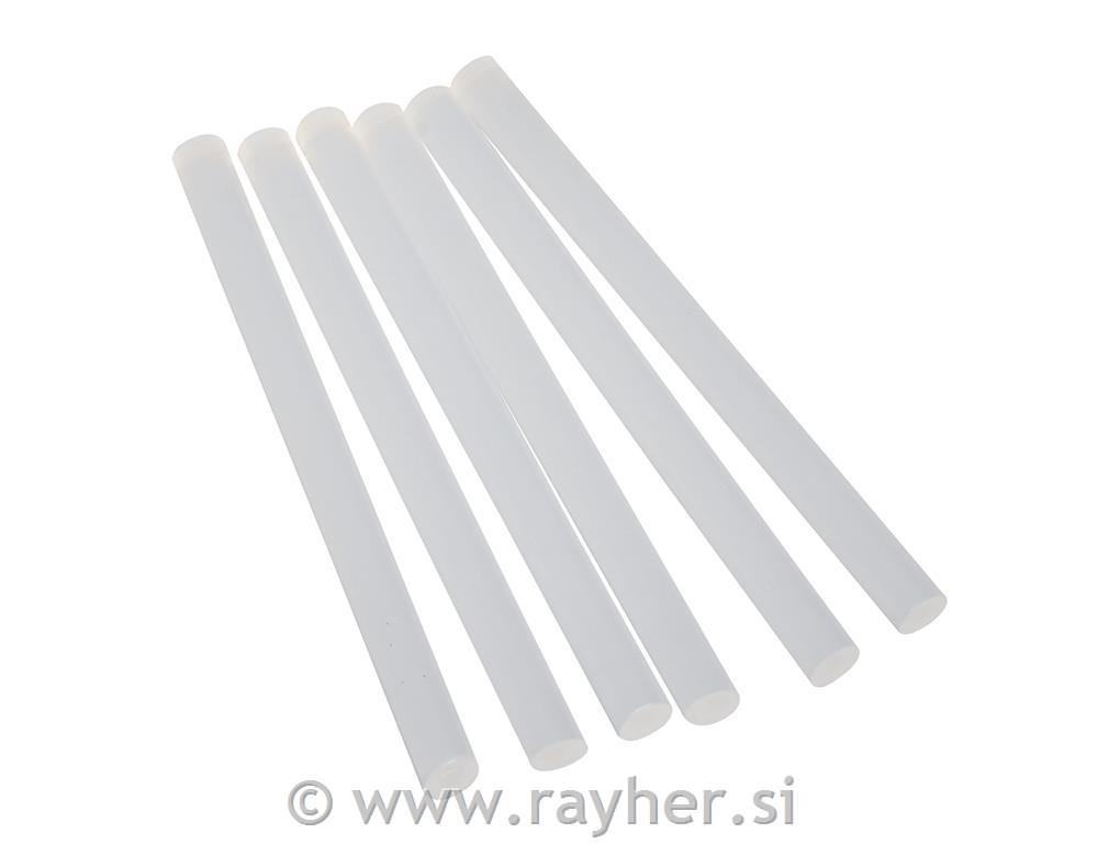 Lepilni vložki 7 mm, 10 cm, 6 kosov, za malo lepilno pištolo