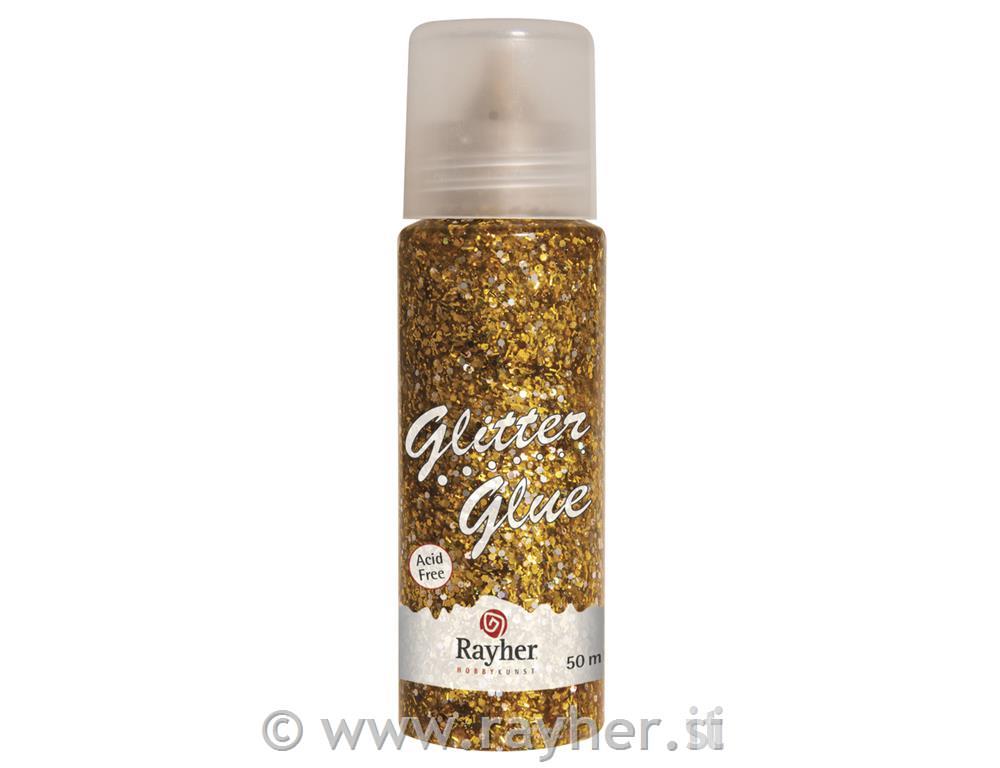 Glitter glue coarsebottle 50ml