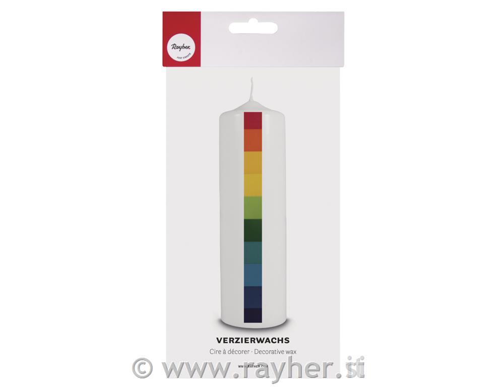 Voščene folije Mavrica, 10x5cm, set 10