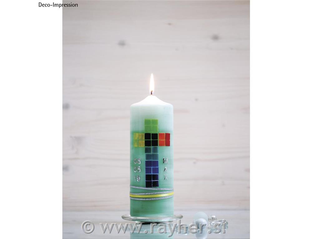 Voščene folije Mavrica, 10x5cm, set 10