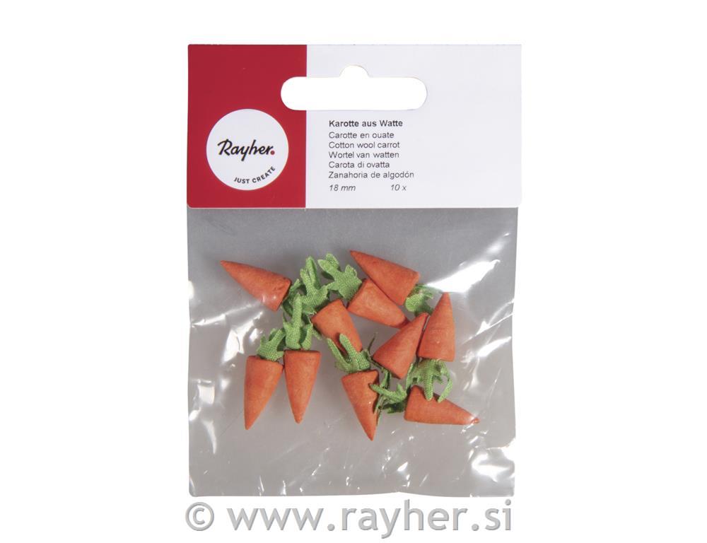 Korenje iz vate, 18 mm, 10 kom.