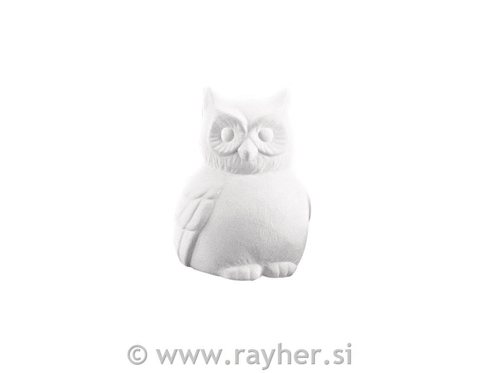 Stiropor sova, 13 cm