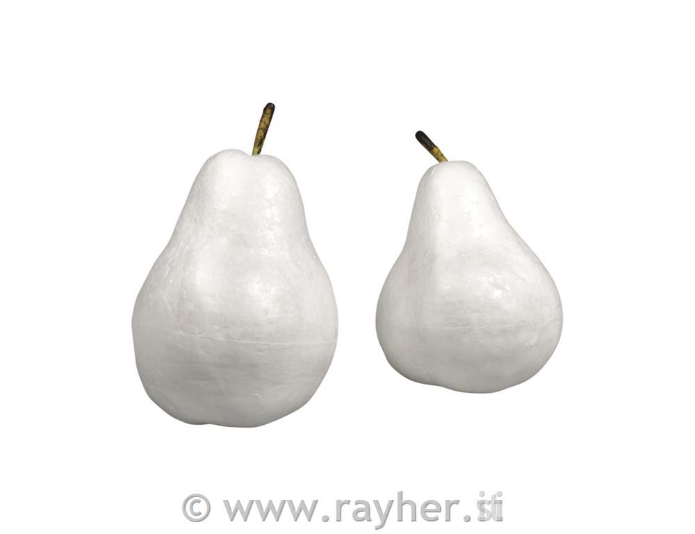 Stiropor hruška, 2 kosa