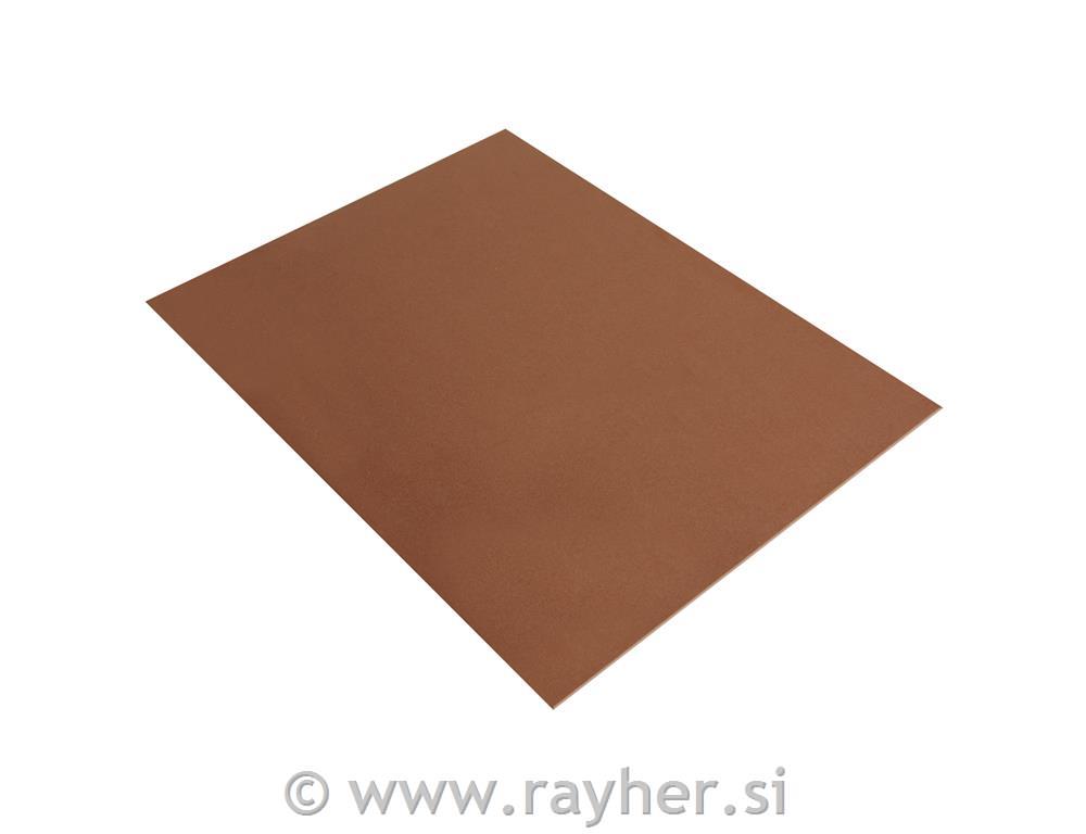 Crepla sheet, 2 mm, medium brown, 30x40