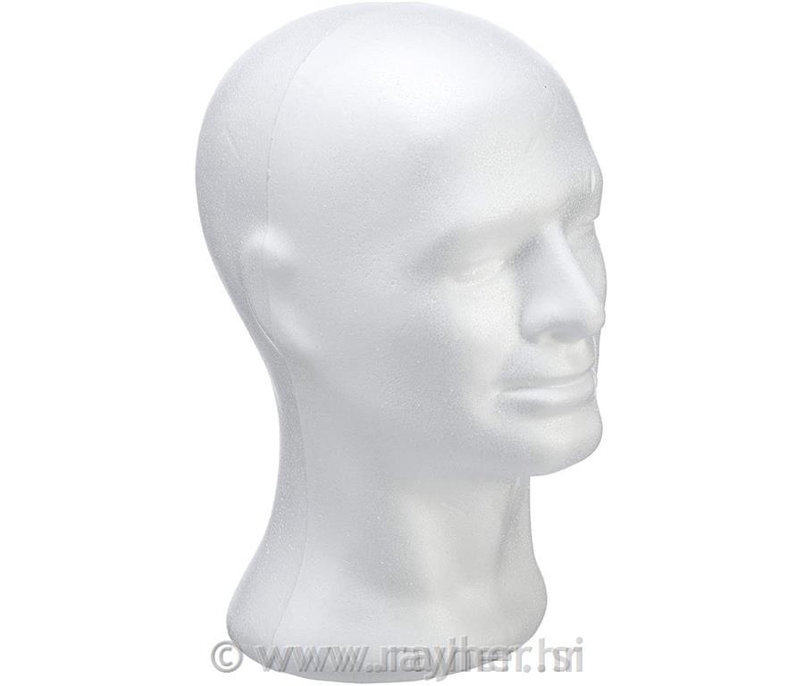 Stiropor glava, moška, 30,5 cm