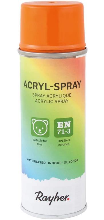 Acrylic spray, orange, Can, 200 ml