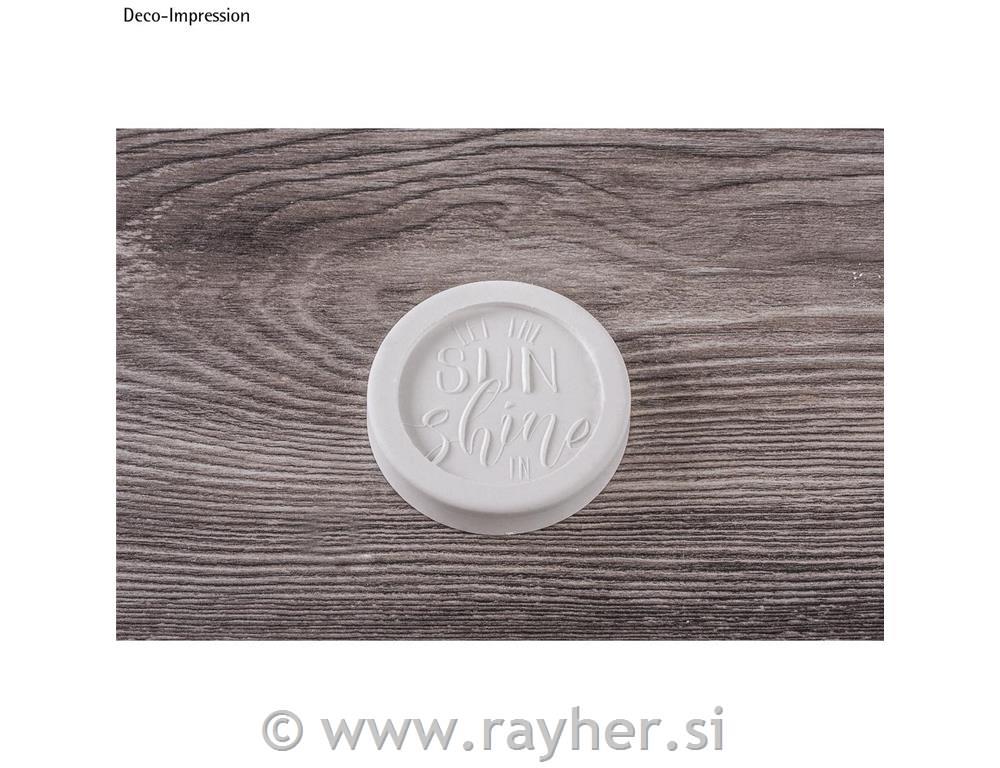 Label "SUN shine", 4.5cm o, tab-bag 1pc