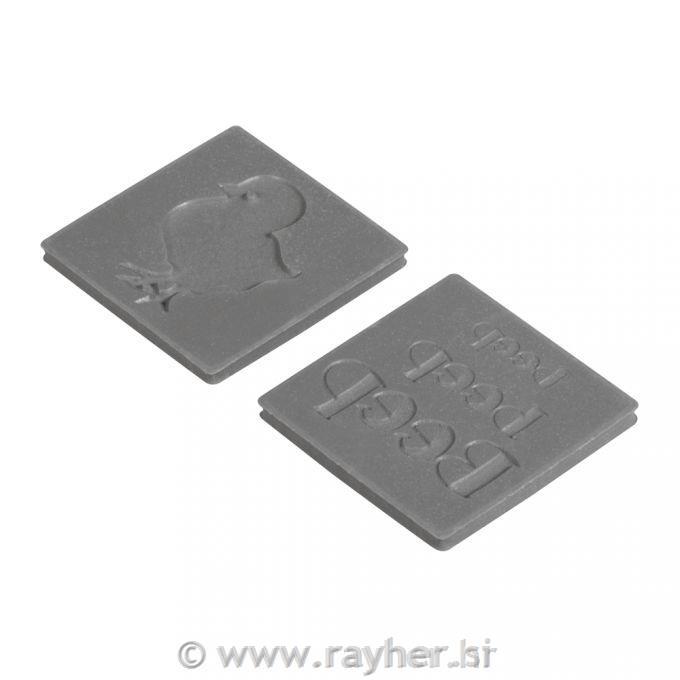 Labels Chick "beep beep beep", 2.5x2.5cm, tab-bag 2pcs