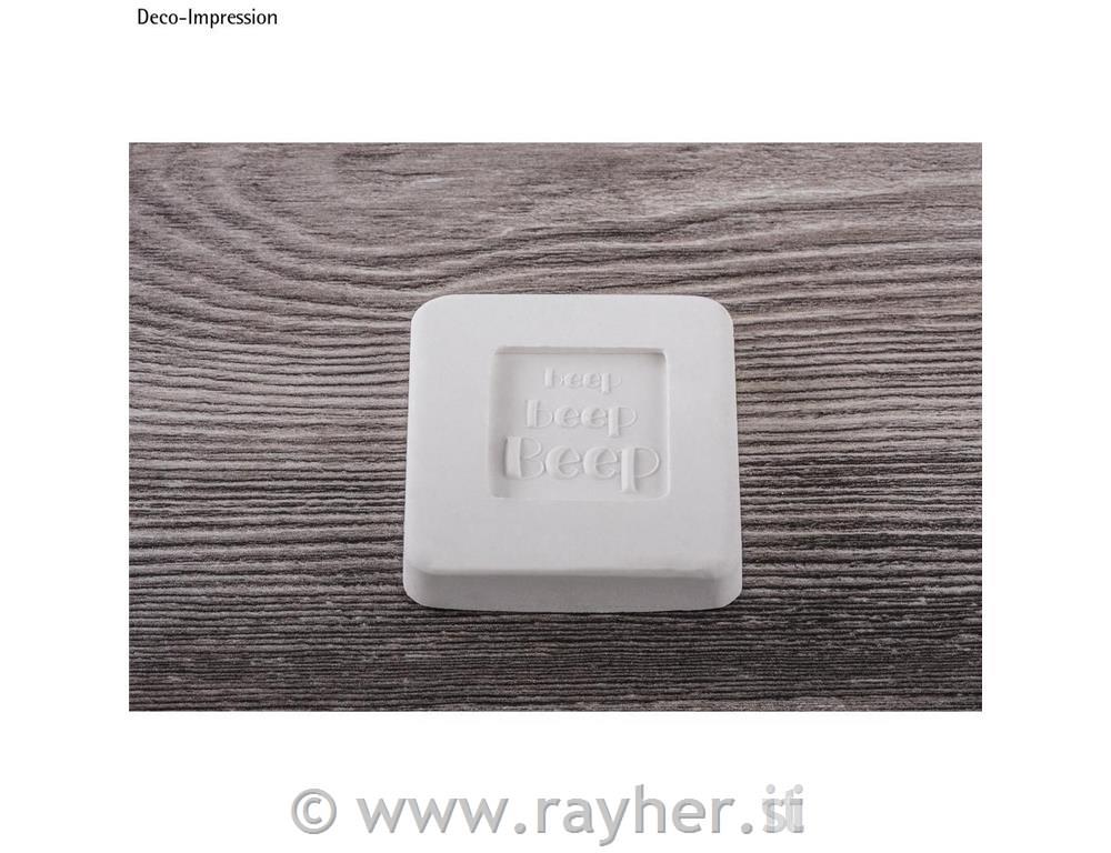 Labels Chick "beep beep beep", 2.5x2.5cm, tab-bag 2pcs