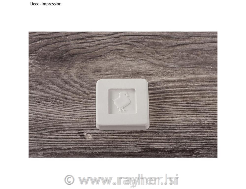 Labels Chick "beep beep beep", 2.5x2.5cm, tab-bag 2pcs