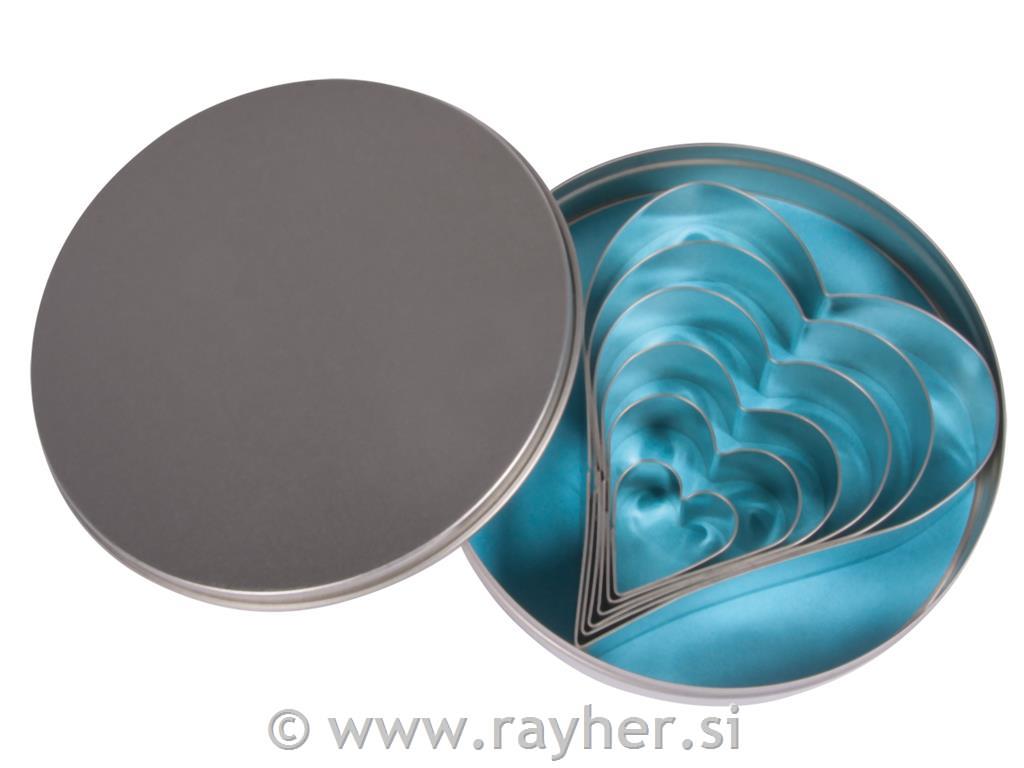 Izsekovalci srca, 6 kosov, 3-10cm