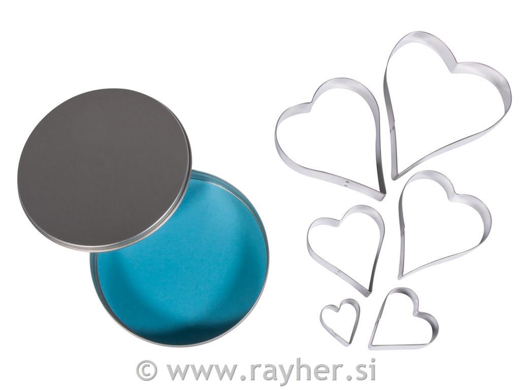 Izsekovalci srca, 6 kosov, 3-10cm