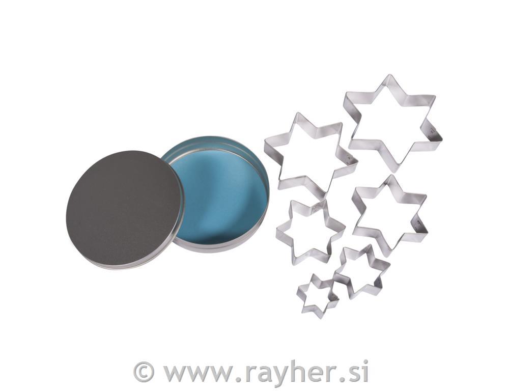 Izsekovalci zvezde, 6 kosov, 3-9cm