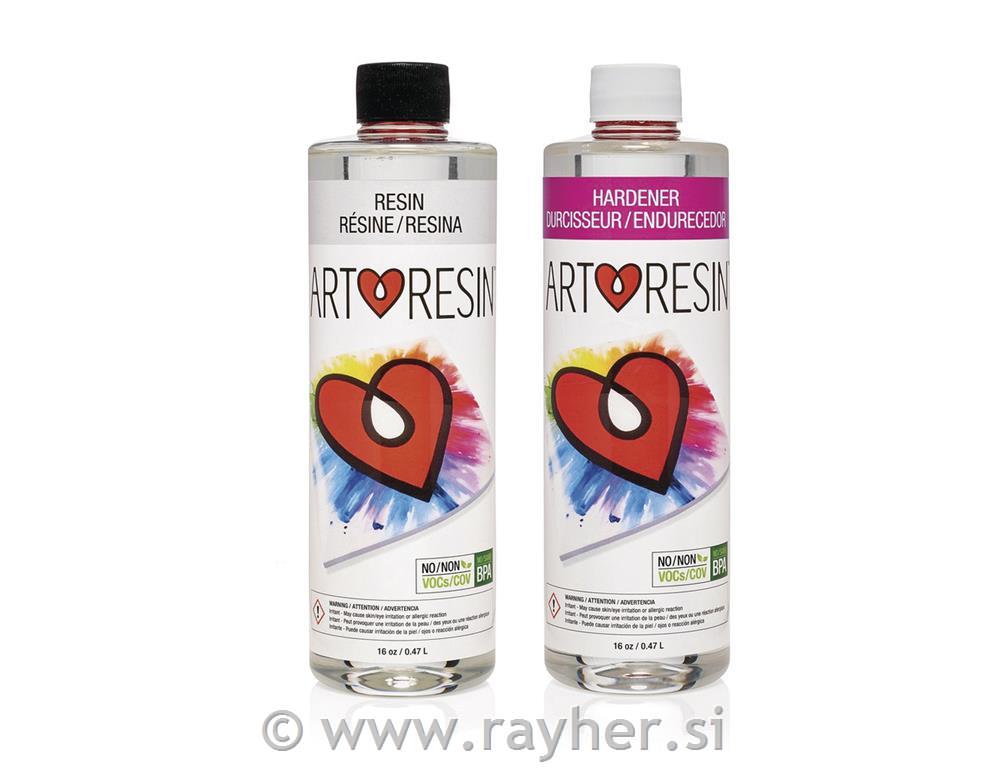 Epoxy resin art2 x 470ml / 4oz, tab-blister 2 bottles