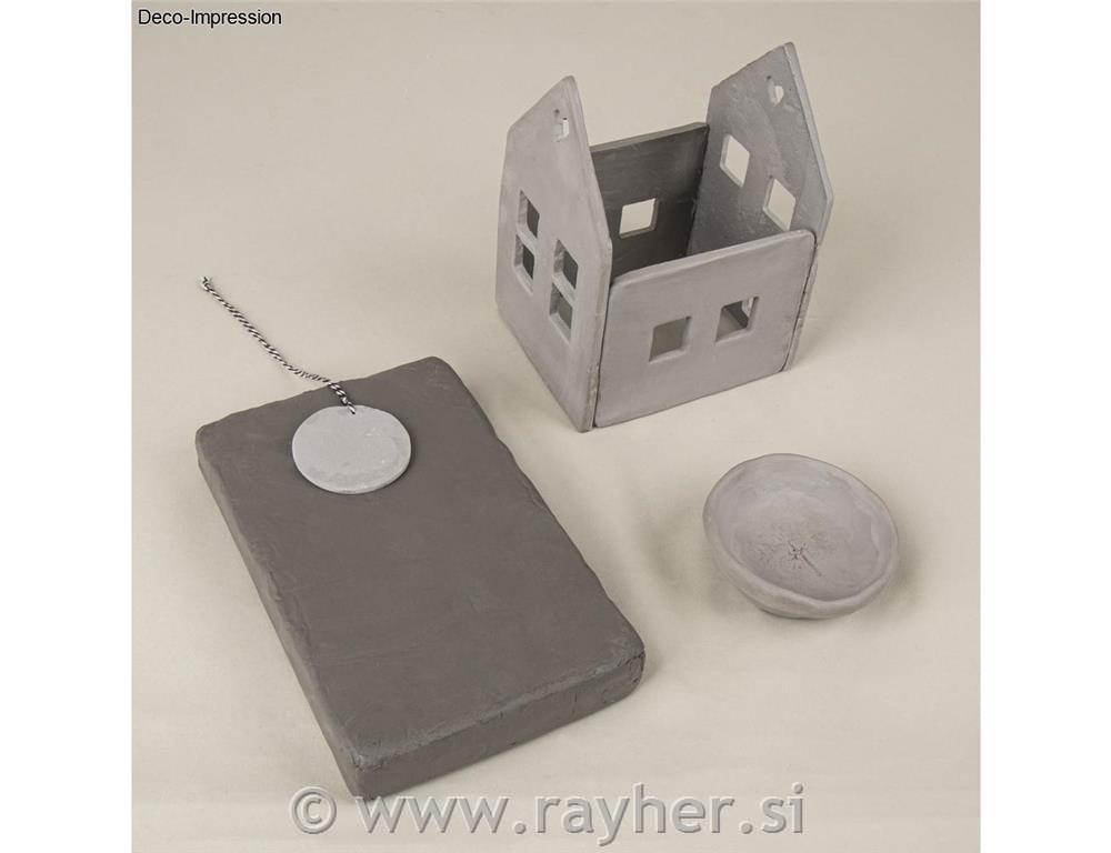 Glina, 1 kg, siva, brez utrjevanja