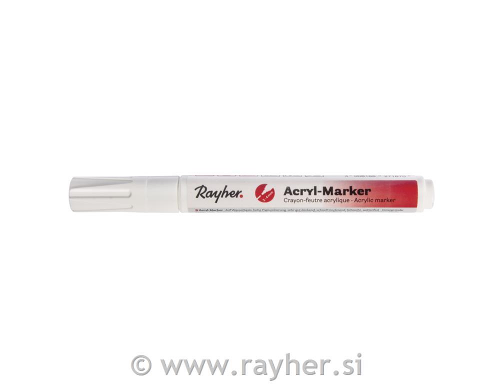 Acrylic markerRound tip 2-4 mm, with valve